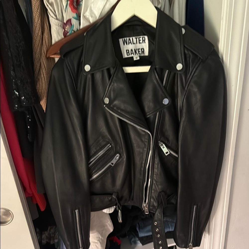 Walter Baker Black Leather Jacket